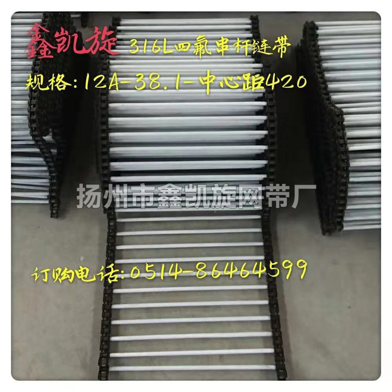 316L四氟串杆链带